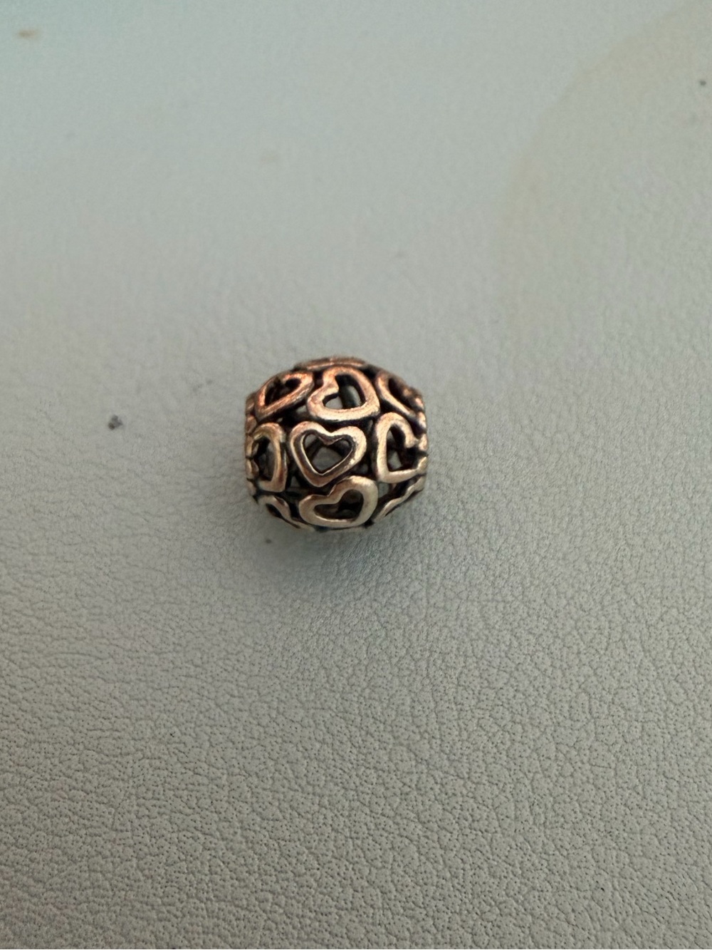 Pandora Heart Filigree Charm Bead